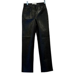 Aritzia Wilfred The Melina Vegan leather Pants black Sz.00